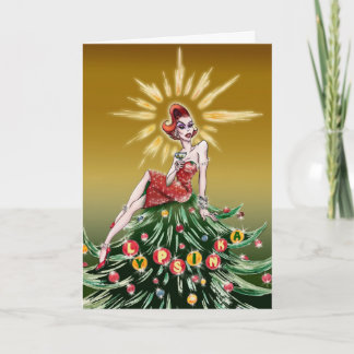 Cartão De Festividades Christmas Greeting Card #3 (greeting inside)