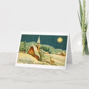 Cartão De Festividades Christmas Greeting Card (ca. 1940)