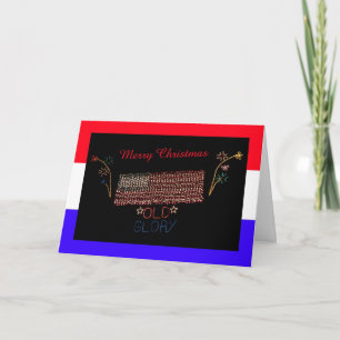 Cartão De Festividades Christmas Greeting Card for Military Troops