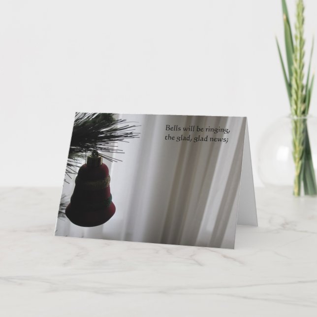 Cartão De Festividades Christmas Greetings (Frente)