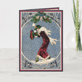 Cartão De Festividades Christmas Greetings Card