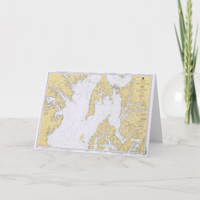 Cartão De Festividades Christmas_Hanukkah Card _ Chesapeake Bay (Frente)