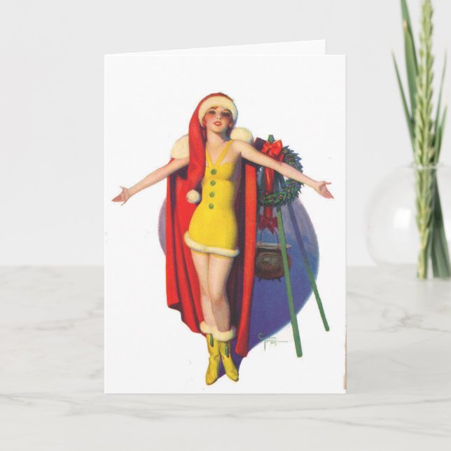 Cartão De Festividades Christmas Hug (Frente)