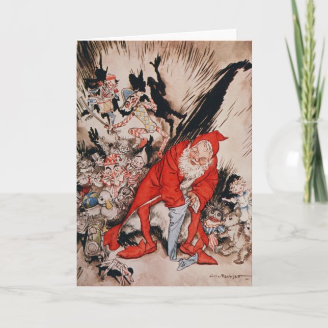 Cartão De Festividades Christmas illustrations (Frente)