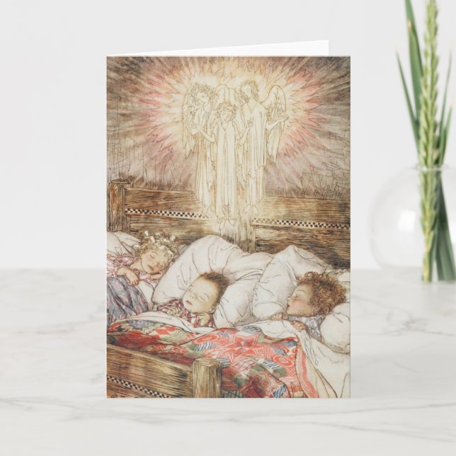 Cartão De Festividades Christmas illustrations (Frente)