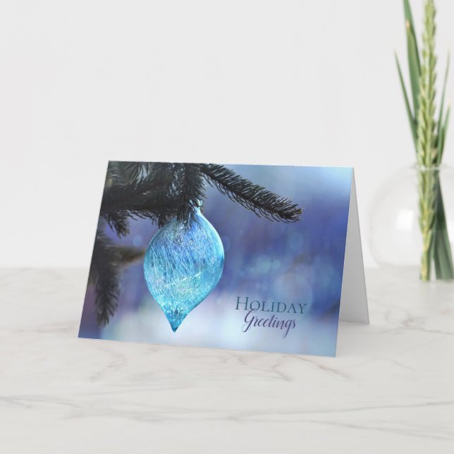 Cartão De Festividades Christmas in Nature Holiday Card (Frente)