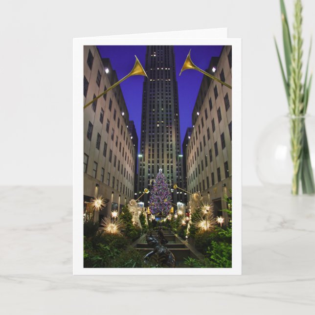 Cartão De Festividades Christmas in New York (Frente)