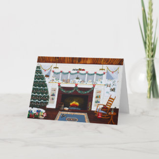 Cartão De Festividades Christmas in Oregon Notecard