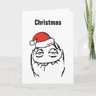 Cartão De Festividades Christmas Le Me Memes Troll Love Custom EDITABLE
