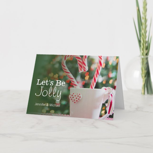 Cartão De Festividades Christmas love (Frente)