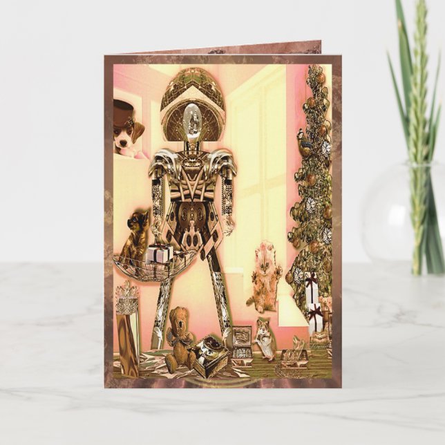 Cartão De Festividades Christmas Morning (Frente)