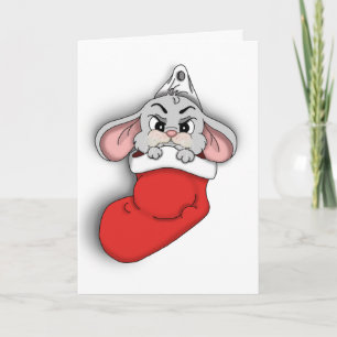Cartão De Festividades christmas mouse1 copy