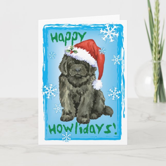 Cartão De Festividades Christmas Newfoundland (Frente)