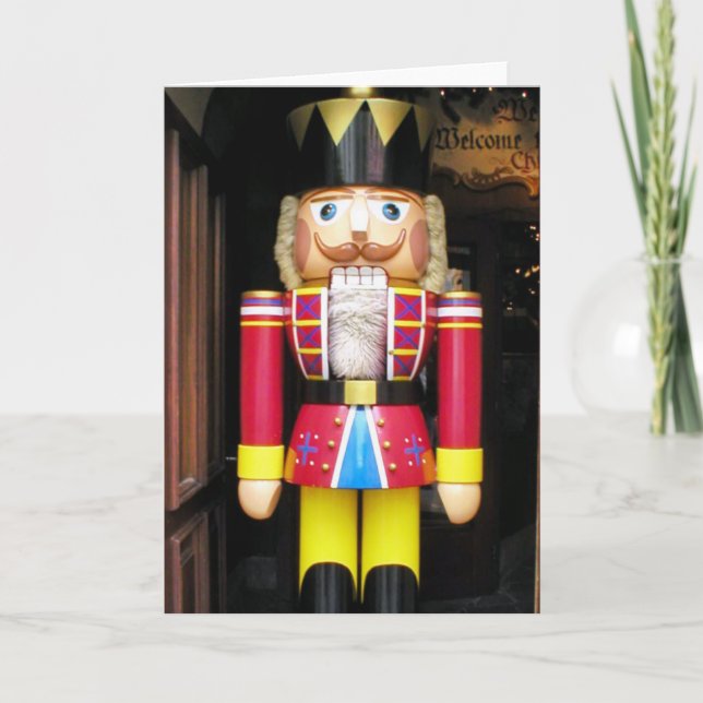 CARTÃO DE FESTIVIDADES CHRISTMAS NUTCRACKER (Frente)