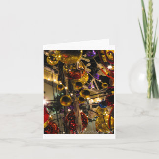 Cartão De Festividades Christmas or Holiday card - Ornaments Design 4