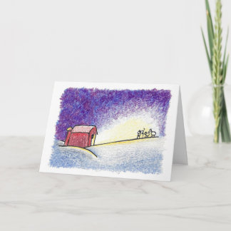 Cartão De Festividades Christmas Peaceful Light
