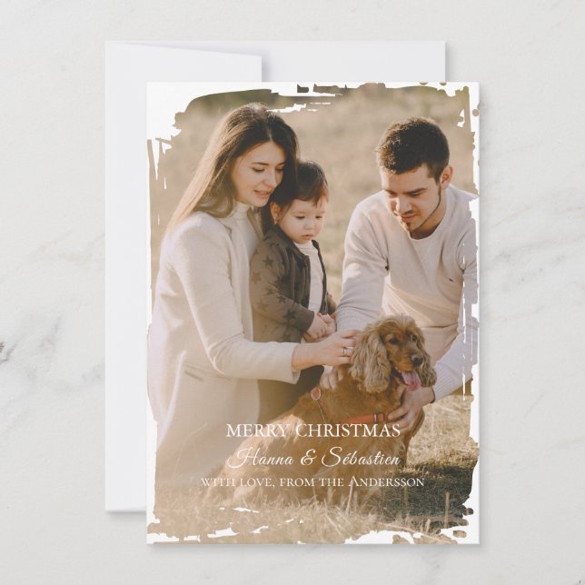 Cartão De Festividades  Christmas Photo (Frente)