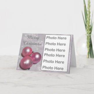 Cartão De Festividades Christmas Photo Frame Greeting Card