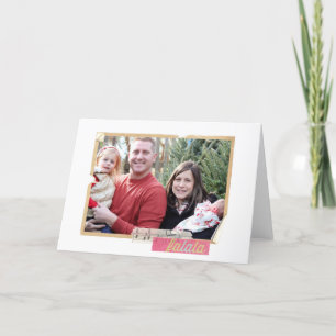 Cartão De Festividades Christmas Photo old frame Greeting Cards