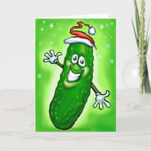 Cartão De Festividades Christmas Pickle