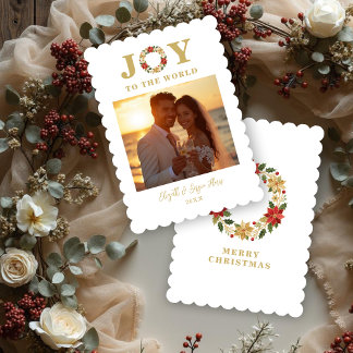 Cartão De Festividades Christmas Poinsettias Wreath Mexican Embroidery