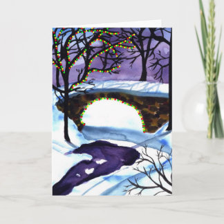 Cartão De Festividades Christmas Scene Christmas Card