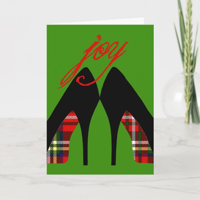 Cartão De Festividades Christmas Shoes Card (Frente)