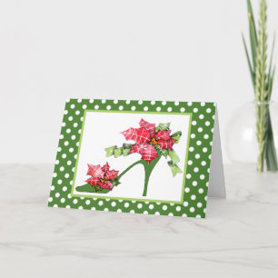 Cartão De Festividades Christmas Shoes Greeting Card