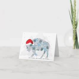 Cartão De Festividades Christmas Snowflake Buffalo