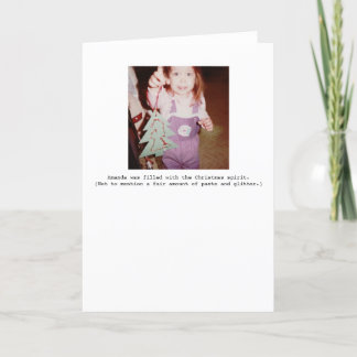 Cartão De Festividades Christmas Spirit Holiday Greeting Card