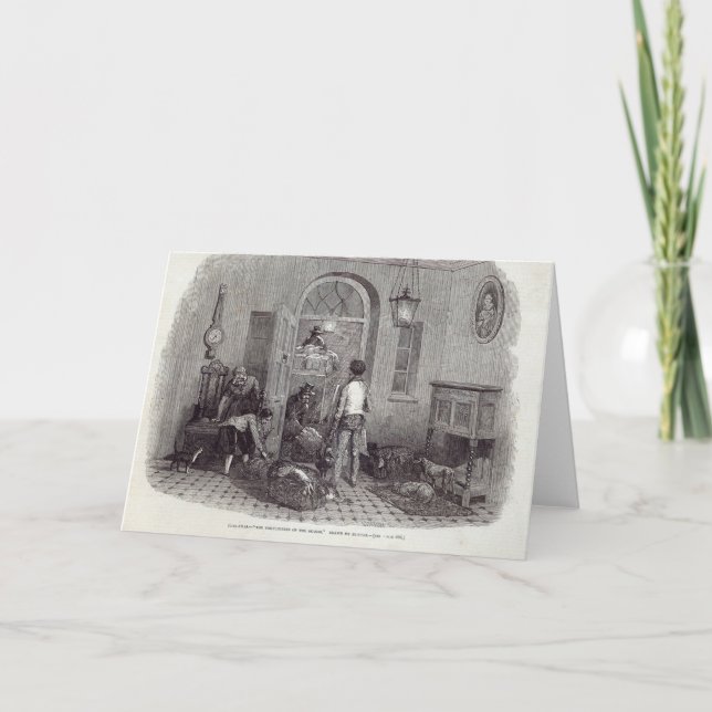 Cartão De Festividades Christmas: "The Compliments of the Season" (Frente)