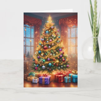 Cartão De Festividades Christmas Tree 