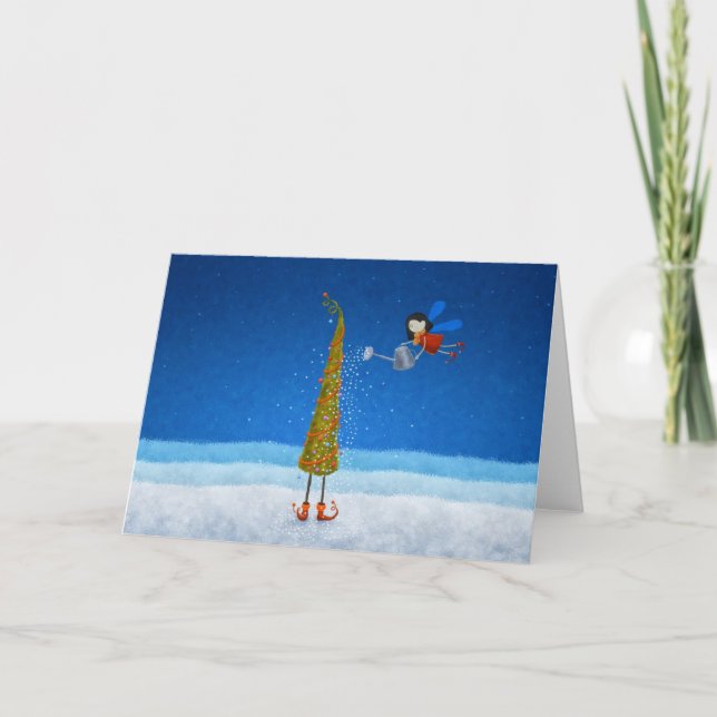 Cartão De Festividades Christmas Tree (Frente)