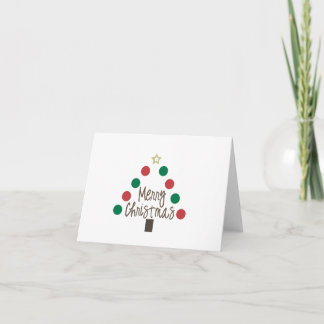 Cartão De Festividades Christmas Tree Notecard