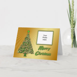 Cartão De Festividades Christmas tree Photo Card