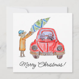 Cartão De Festividades Christmas Tree Time!