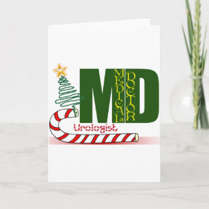 CARTÃO DE FESTIVIDADES CHRISTMAS UROLOGIST - MÉDICO - MD