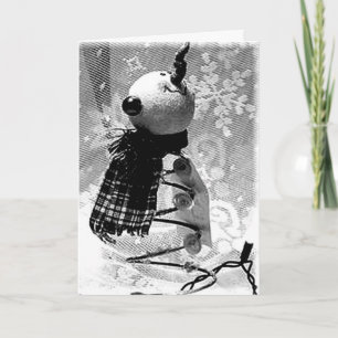 CARTÃO DE FESTIVIDADES CHRISTMAS WISH U WERE UNDER MISTLETOE WITH ME