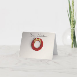 Cartão De Festividades Christmas Wreath