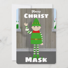 Cartão De Festividades Christmask