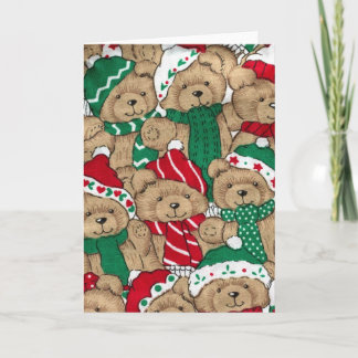 Cartão De Festividades ChristmasTeddys