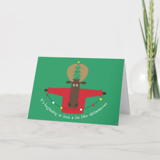 Cartão De Festividades christmoose card
