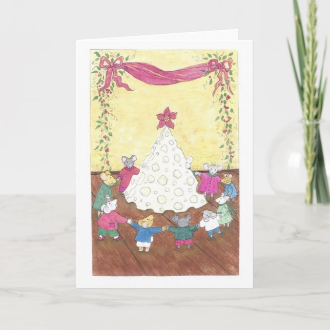 Cartão De Festividades christmouse (Frente)