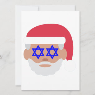Cartão De Festividades christmukkah santa claus emoji