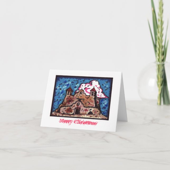 Cartão De Festividades church at Isleta (Frente)