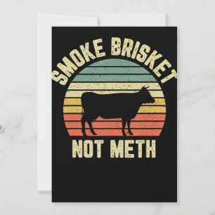 Cartão De Festividades Churrasco Engraçado Fumar Brisket Não Novelty Gr