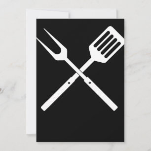 Cartão De Festividades CHURRASCO   Ferramentas de grelhar de CHURRASCO no