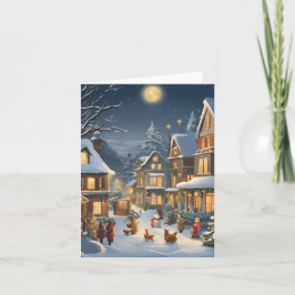 Cartão De Festividades Cidade de Natal Nevada