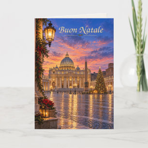 Cartão De Festividades Cidade do Vaticano Boas Festas