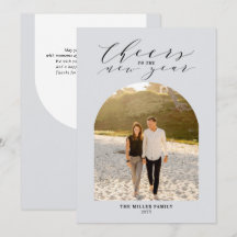 Cinza Brindes para o Ano Novo Foto Saudação